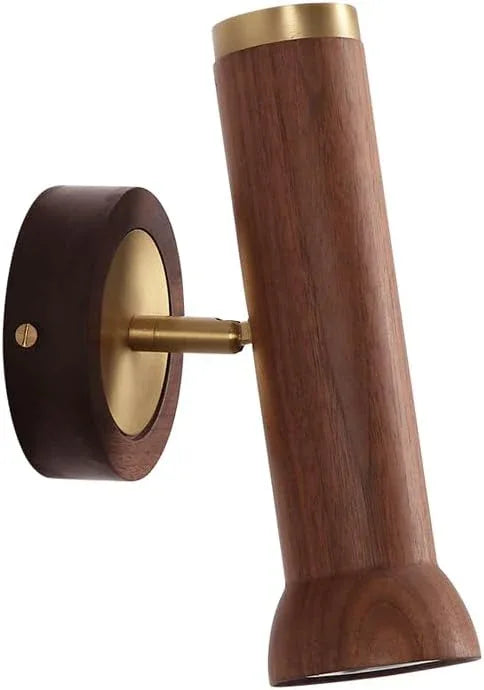 Audara-Bedroom Bedside Wall Lamp Modern Simple Wall Lights Living Room Aisle Black Walnut Sconces Light Luxury Decorative Chinese Mounted Lighting Fixture