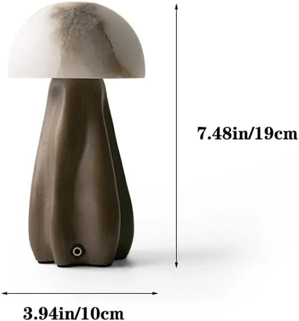 Audara-Luxury High-end Living Room Study Office Desk Light Classic Creative Mushroom Marble Desk Lamp Bedroom Bedside Dining Table Lamp Club Dining Room Farmhouse B&B Decoration Lighting Fixture