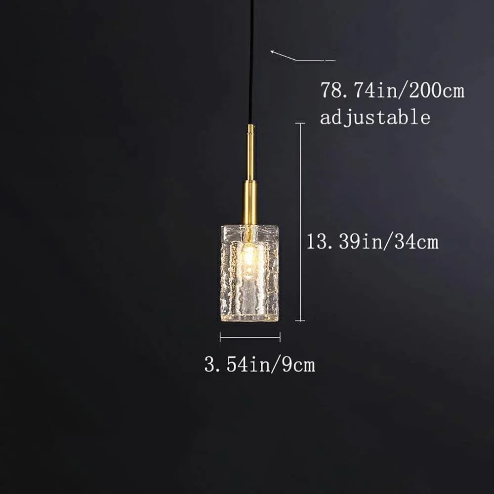 Audara-3.5-inch Small Crystal Pendant Light, Minimalist Modern Style, Bohemian Decorative Chandelier, Suitable for Various Scenarios Such As Bedrooms, Hotels, Studies, Bedside Tables, and Entryways.