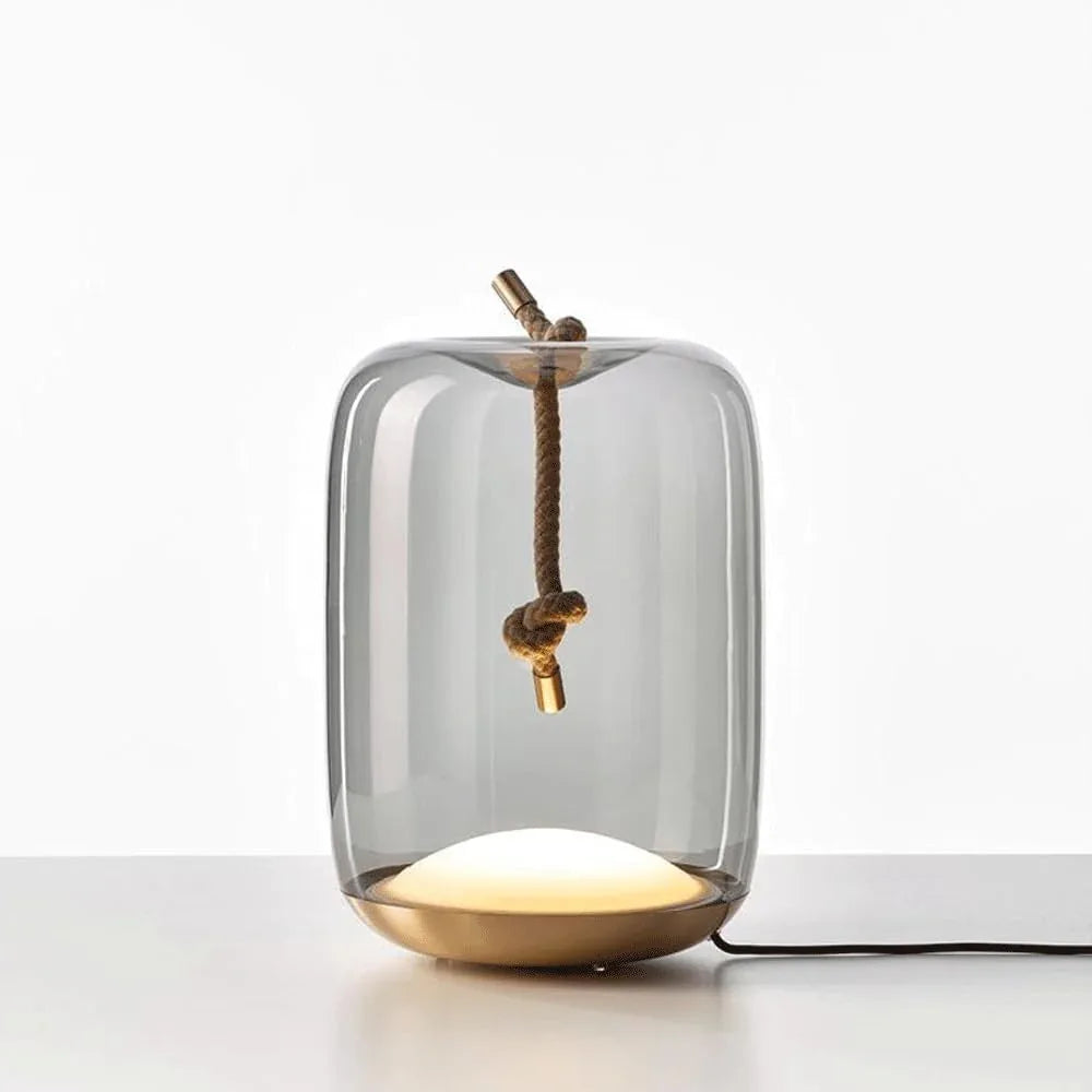 Audara-Designer Creative Hotel Model House Farmhouse Desk Light Fashion Glass LED Desk Lamp Simple Bedroom Bedside Study Room Office Decoration Table Lamp Clubhouse Mall Warehouse Lighting Fixture
