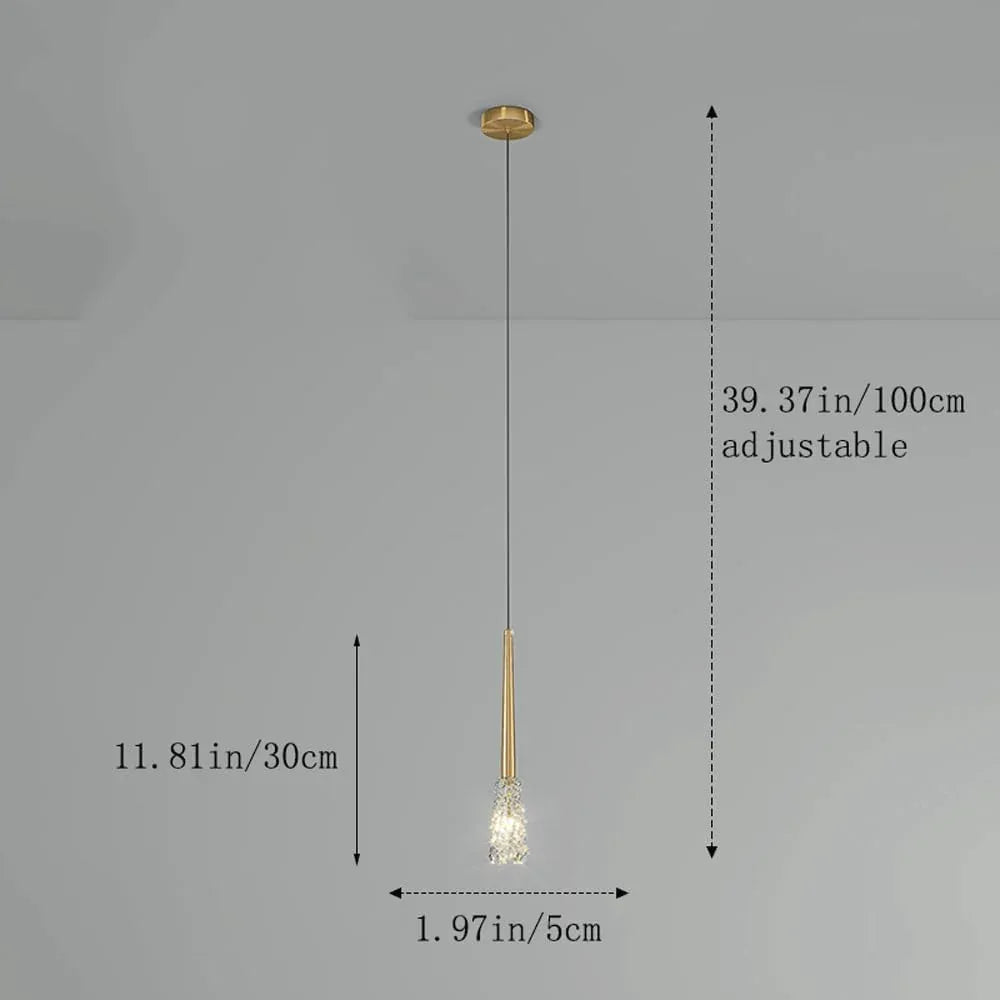 Audara-Mini Pendant Lights, 1.5in Diameter Cone Shape, Retro Industrial Style Decorative Light Fixtures, Suitable For Lighting In Various Spaces Such As Bedrooms, Hotels, Entryways, Kitchens, And Rest
