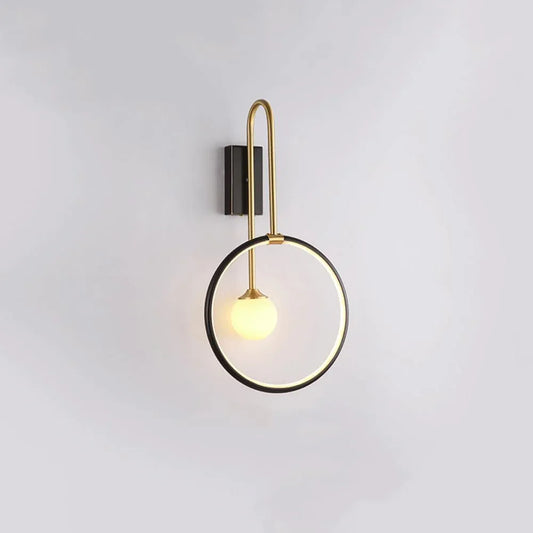 Audara-Scandinavian Light Luxury Wall Lamp Modern Bedroom Bedside Wall Lights Creative Study Room Decorative Sconces Aisle Corridor Entrance Mounted Lighting Fixture