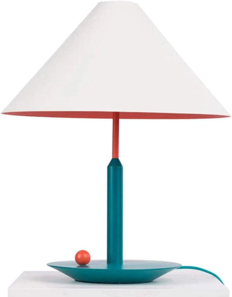 Audara-Scandinavian Simple Study Room Bedroom Children's Room Desk Light Modern Warm White Cone Hardware Desk Lamp Library Cafe Restaurant Lighting Fixture Hotel Showroom Table Lamp