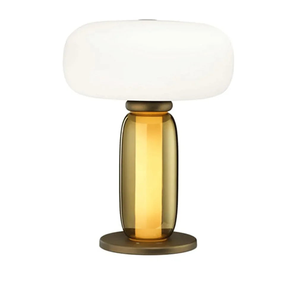 Audara-Modern Simple Bedroom Bedside Desk Light Luxury Living Room Office Study Room Desk Lamp Scandinavian Glass Table Lamp Cafe Hotel B&B Club Mall Farmhouse Restaurant Lighting Fixture Cognac