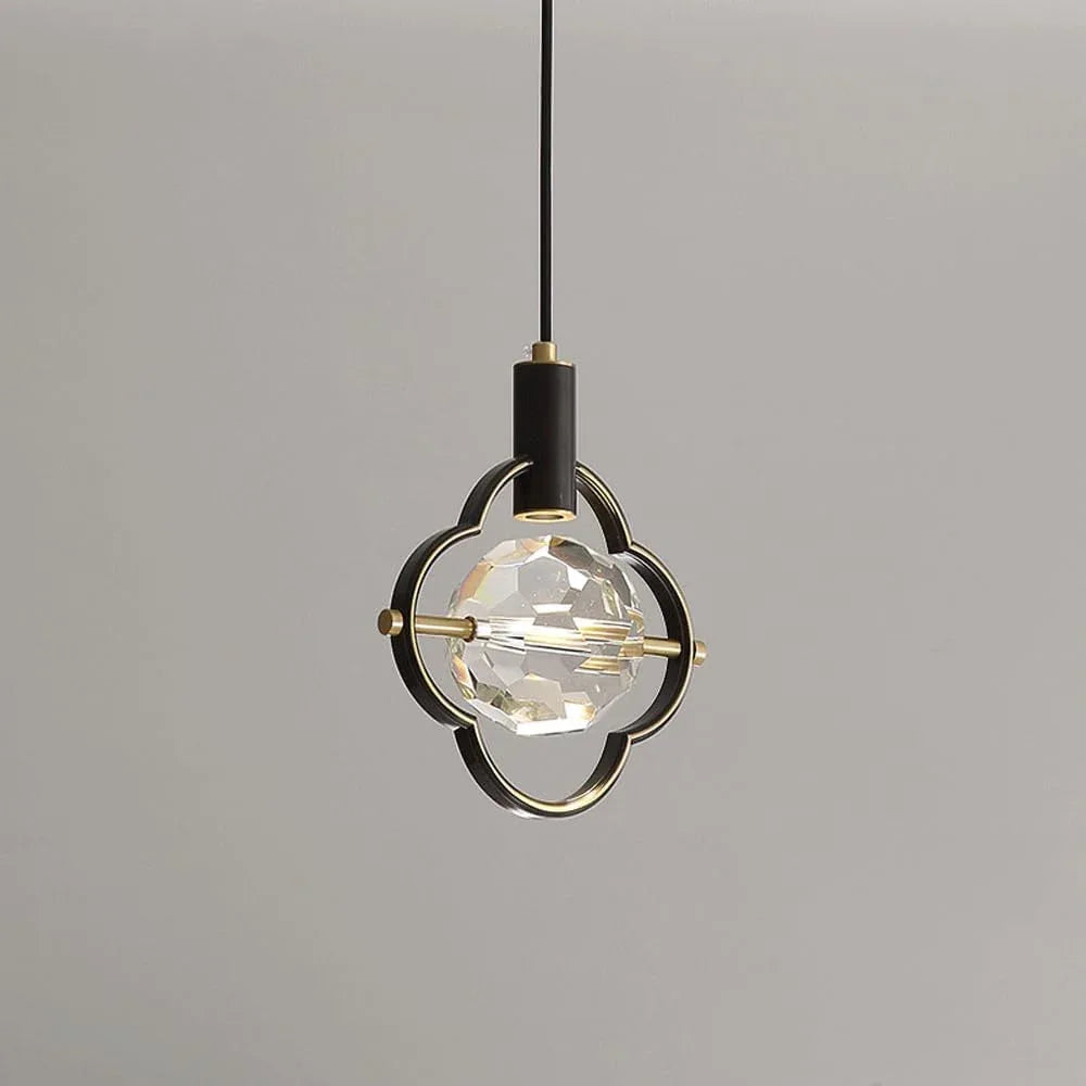 Audara-Crystal Pendant Light, 9-inch Style, Modern and Luxurious Design, Suitable for Various Locations Such As Hotels, Restaurants, and Kitchen Islands. Also Suitable for Bedrooms.