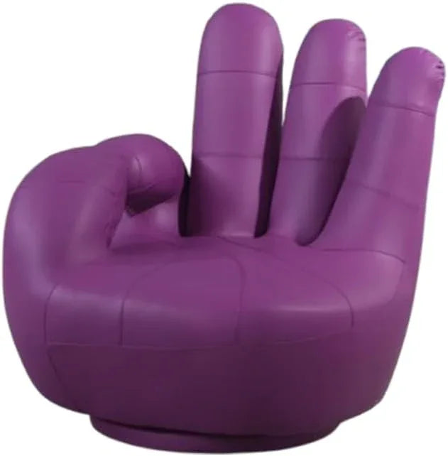 Audara-Sofa Finger ShapeSwivel Sofa Chair Simple and PracticalPU Easy to Cleanlounge Chair Multi-Color Availableaccent ChairLiving Room Bedroom Balconyreading ChairRestaurant HotelDecorative Chairs