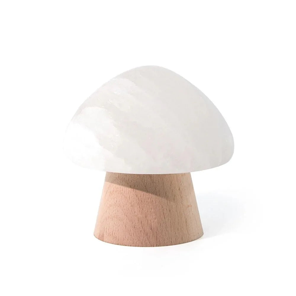 Audara-Creative Warm Bedroom Bedside Children's Room Desk Light Cute Ambiance Rechargeable Touch Switch Mushroom Stone Desk Lamp Dormitory Dining Room Decoration Table Lamp Villa Lighting Fixture H3.54in 9cm