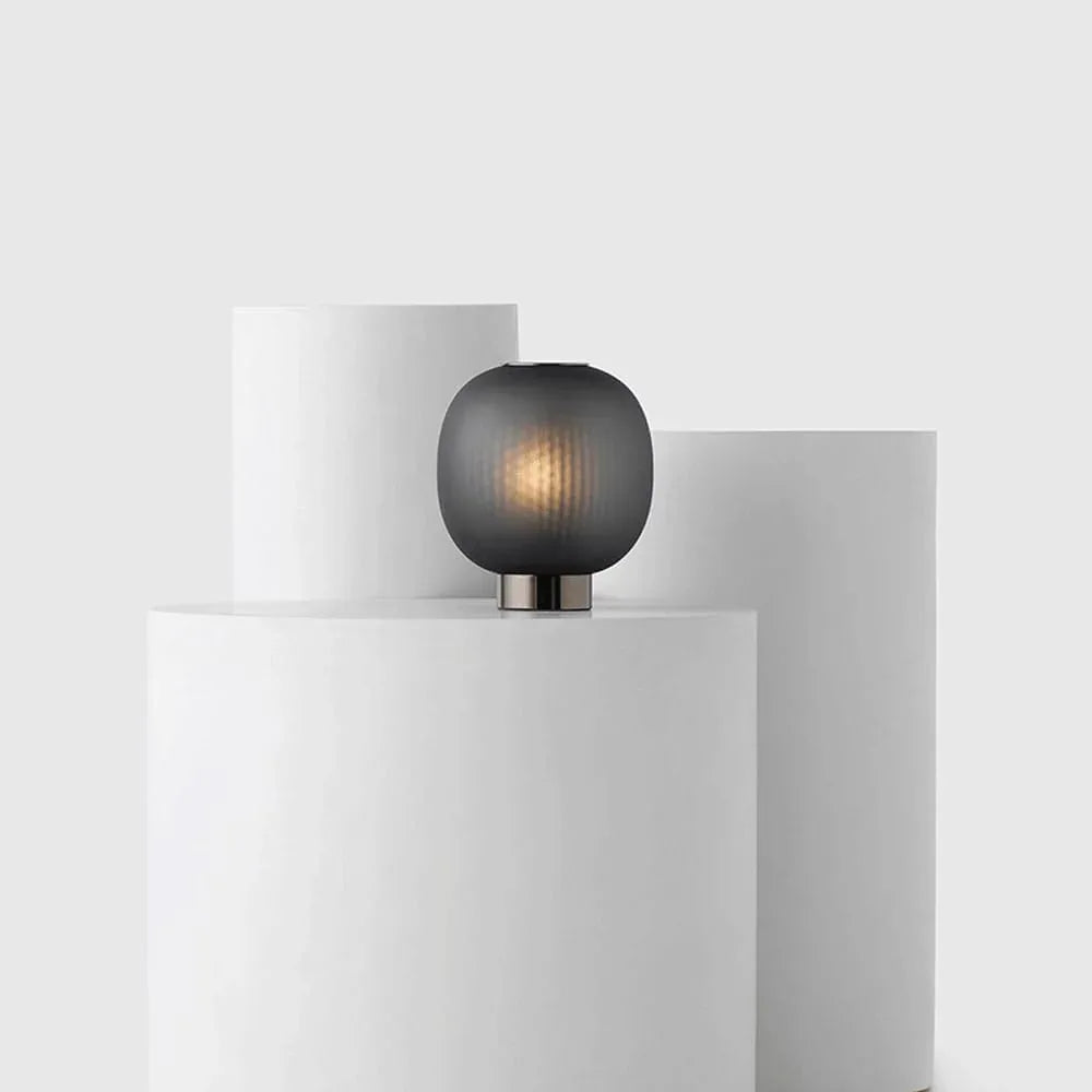 Audara-Postmodern Simple Model House ShowroomDesk Light Personalized Fashion Spherical Glass Desk Lamp Bedroom Living Room Showcase Sofa Table Lamp Cafe Hotel Lounge Lighting Fixture