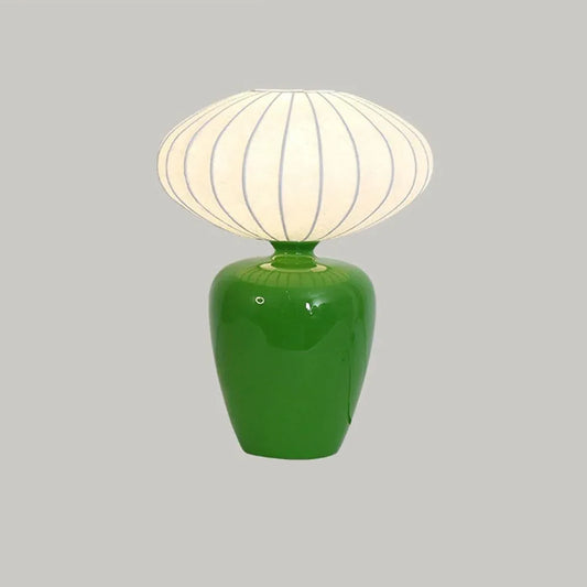 Audara-French Romantic Boys And Girls Room Bedroom Bedside Desk Light Cute And Cozy Silk Fabric Ceramic Desk Lamp Living Room Sofa Side Wall Cabinet Table Lamp Office Hotel Decoration Lighting Fixture