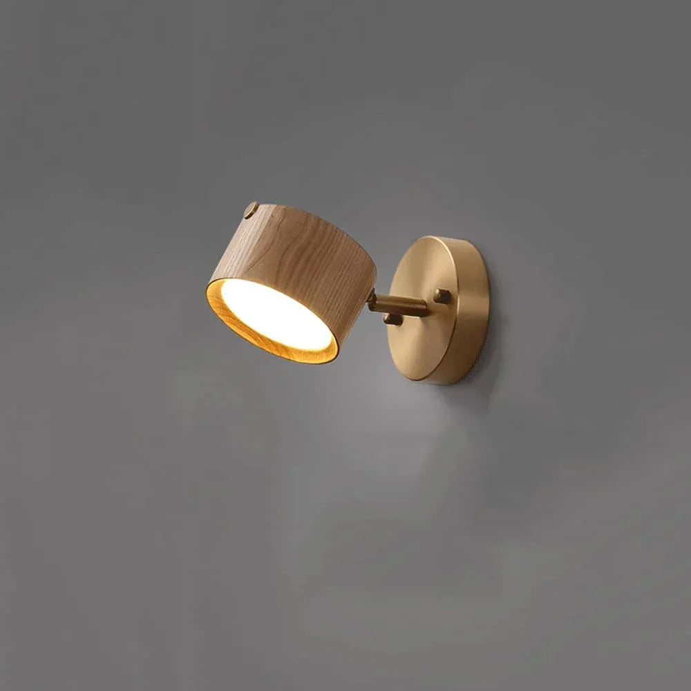 Audara-Scandinavian Fashion Wall Lamp Simple Bedroom Living Room Wall Lights Light Luxury Corridor Aisle Sconces New Chinese Solid Wood Bedside Mounted Lighting Fixture