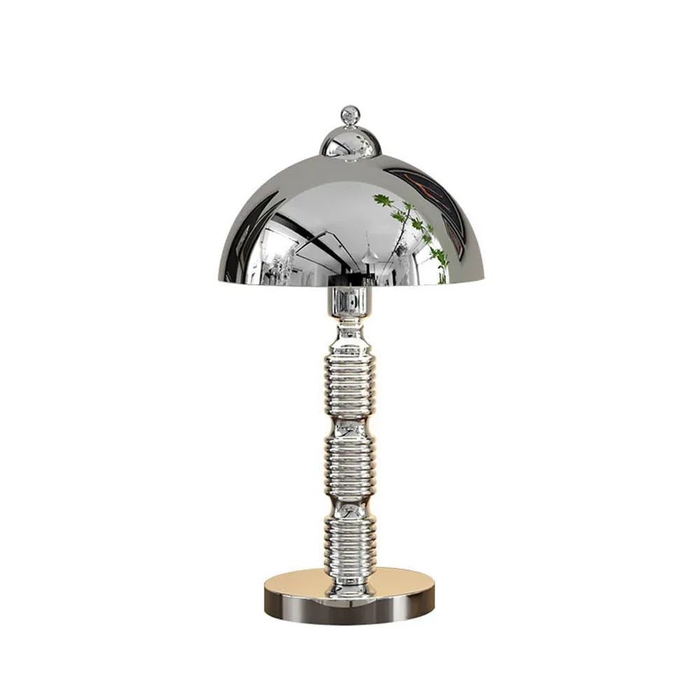 Audara-Scandinavian Modern Home Living Room Bedroom Desk Light Luxury Office Study Writing Desk Lamp Restaurant Hotel Front Desk Coffee Shop Lighting Fixture Creative Metal Table Lamp Silver