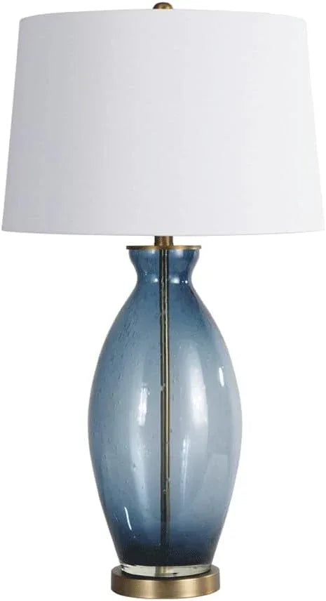 Audara-American High-end Model House Showroom Restaurant Desk Light European Light Luxury Fabric Glass Desk Lamp Living Room Study Room Bedroom Lighting Fixture Dormitory Office Hotel Front Desk Table Lamp
