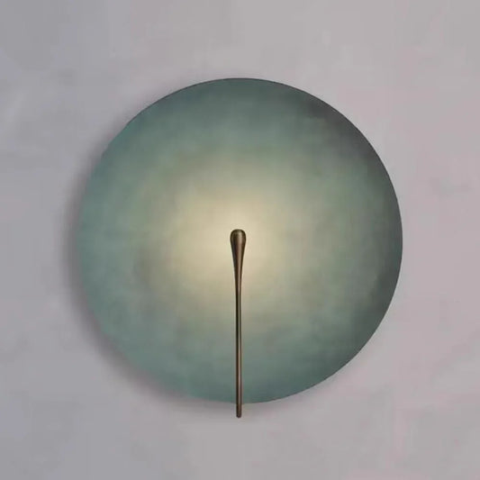 Audara-Modern Simple Round Wall Lamp Creative Study Tea Room Living Room Wall Lights LED Single Color 3000K Bedroom Bedside Wall Sconces Suitable for Hotel Corridor Entrance Lighting Fixture