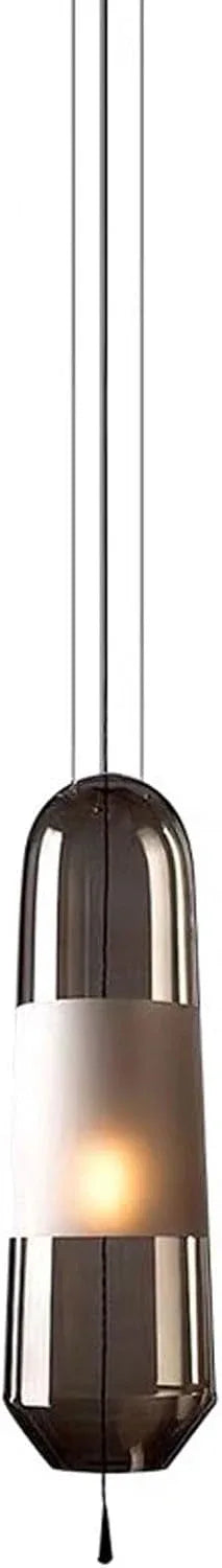 Audara-5-inch Minimalist French-Style Crystal Pendant Light, Suitable for Multiple Scenarios Including Bedroom, Bedside, Hotel, Entryway, and Kitchen Island. Modern Bohemian Style.