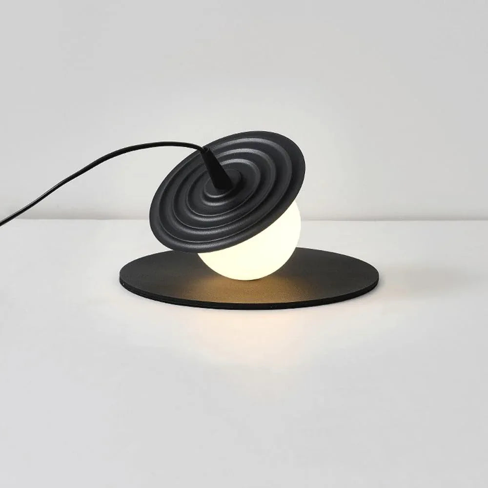 Audara-Postmodern Showroom Showcase Clubhouse Desk Light Scandinavian Design Living Room Bedroom Study Room Desk Lamp Simple Black Aluminium Table Lamp Restaurant Hotel Front Desk B&B Lighting Fixture A