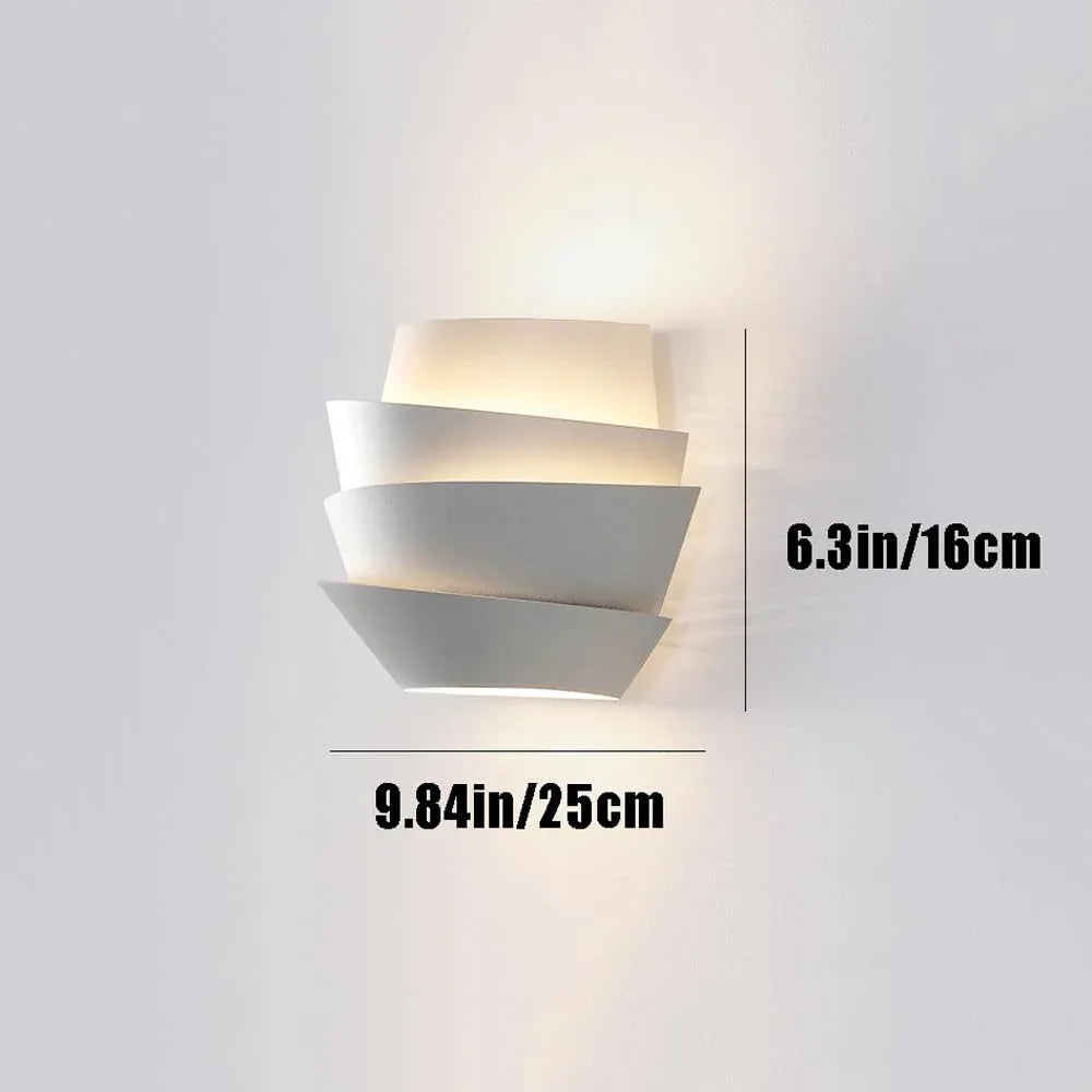 Audara-Postmodern Bedroom Bedside Wall Lamp Designer Simple Aisle Wall Lights Scandinavian Creative Living Room Sconces Study Background Wall Corridor Mounted Lighting Fixture