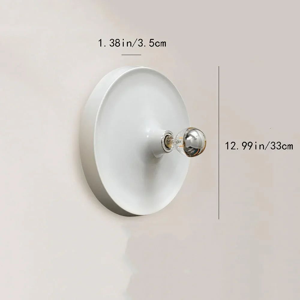 Audara-Antique Postmodern Living Room LED Wall Lamp Scandinavian Background Wall Bedside Wall Lights Aisle Corridor UFO Sconces Bedroom Creative Spherical Mounted Lighting Fixture