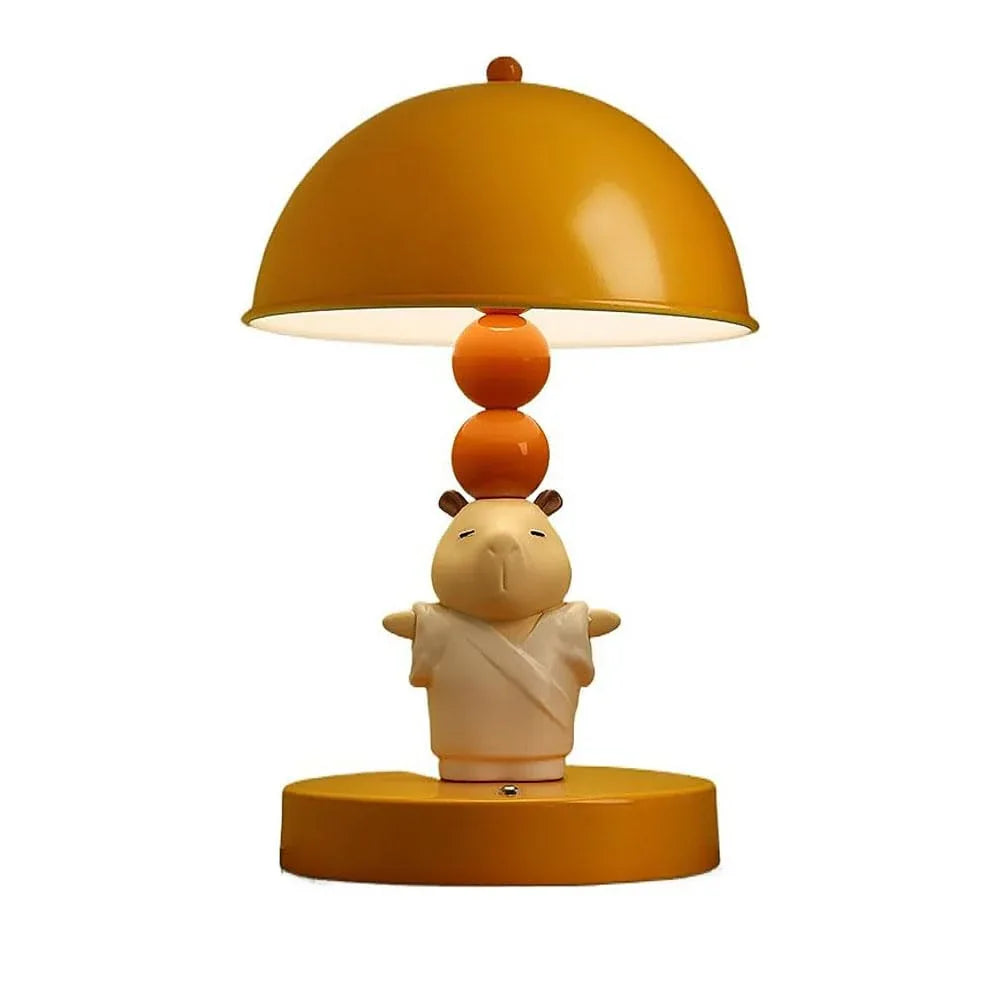 Audara-Creative Cartoon Bedroom Bedside Children's Room Desk Light Cute Metal Resin Desk Lamp School Dormitory Library Amusement Park Decoration Table Lamp Restaurant Coffee Shop Lighting Fixture Buddha Version