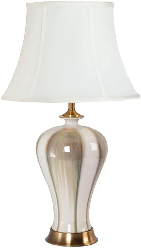 Audara-New Chinese Style Bedroom Sample Room Desk Light Living Room Bedroom Bedside Desk Lamp Villa Club Cafe Restaurant Table Lamp Luxury High-end Fabric Ceramic Lighting Fixture
