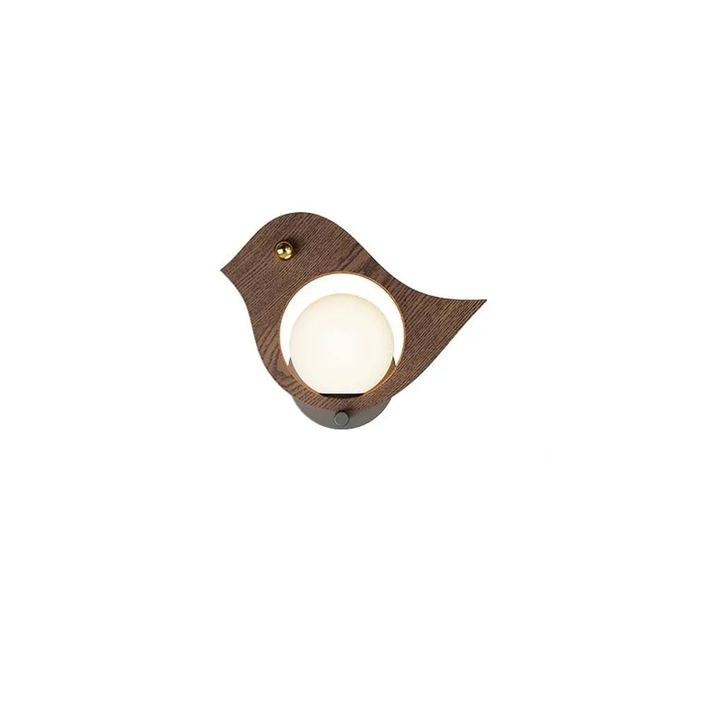 Audara-Scandinavian Simple Wall Lamp Bedroom Bedside LED Wall Lights Modern Creative Individuality Log Sconces Children's Room Balcony Study Room Mounted Lighting Fixture Medium