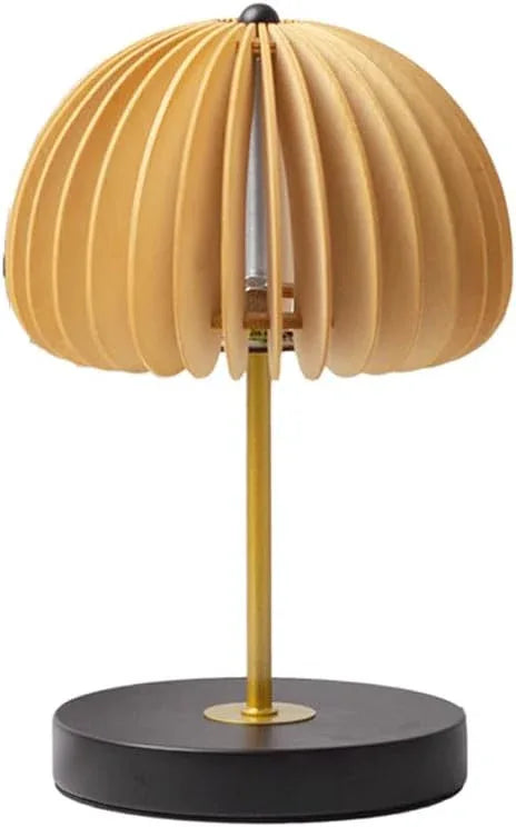 Audara-Modern Luxury Light Bedroom Bedside Desk Light Chinese Zen Metal Wooden Desk Lamp Adjustable Study Office Table Lamp Club Coffee Shop B&B Farmhouse Hotel Decoration Lighting Fixture
