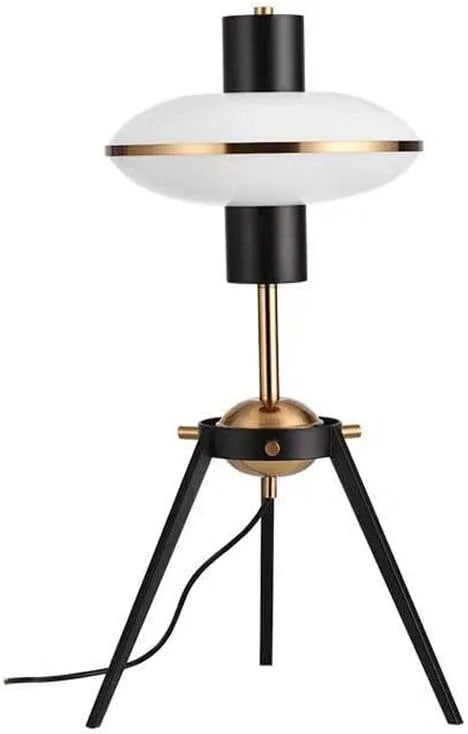 Audara-Scandinavian Minimalist Showroom Model House Showcase Desk Light Creative Tripod Stand Metal Desk Lamp Living Room Office Apartment Dormitory Table Lamp Hotel Front Desk Club Lighting Fixture