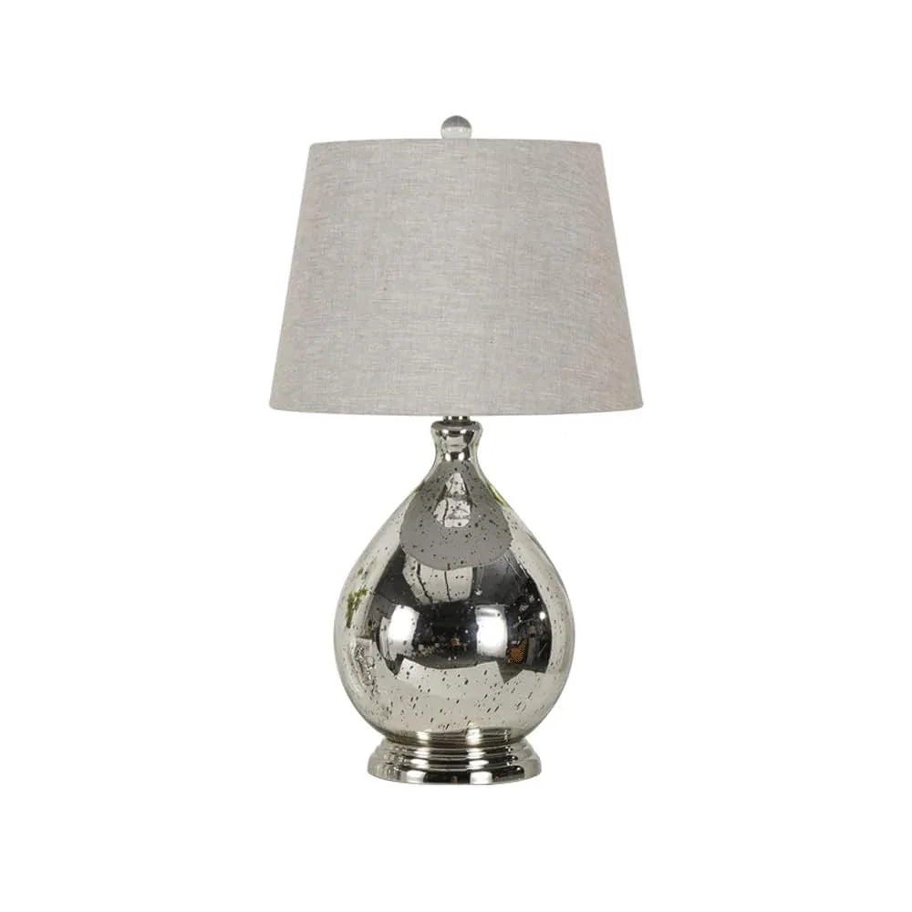 Audara-High-end Bedroom Study Living Room Desk Light Luxury Fashion Shake Silver Glass Desk Lamp Tea Cottage Shop Model House Table Lamp Window B&B Villa Farmhouse Lighting Fixture Silver