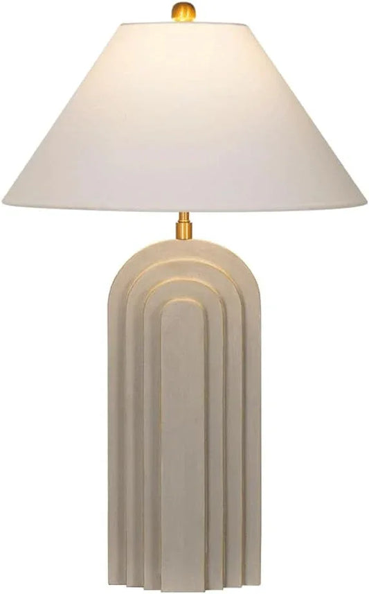Audara-Industrial Style Living Room Bedroom Bedside Desk Light Simple Study Coffee Shop Office Desk Lamp Creative Imitation Cement Resin Table Lamp Coffee Shop Restaurant Club House Lighting Fixture