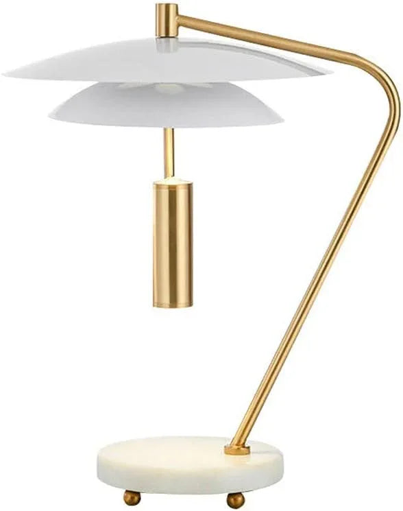 Audara-Scandinavian Simple Living Room Bedroom Desk Light Fashion Marble Glass Desk Lamp Showcase Counter Sofa Bedside Table Lamp Bar Hotel Front Desk Coffee Shop Lighting Fixture