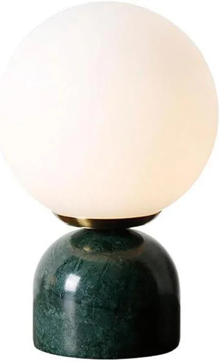 Audara-Scandinavian Minimalist Study Room Model Room Desk Light Personalized Luxury Marble Spherical Glass Desk Lamp Bar Restaurant Coffee Shop Farmhouse Lighting Fixture Bedroom Bedside Office Table Lamp