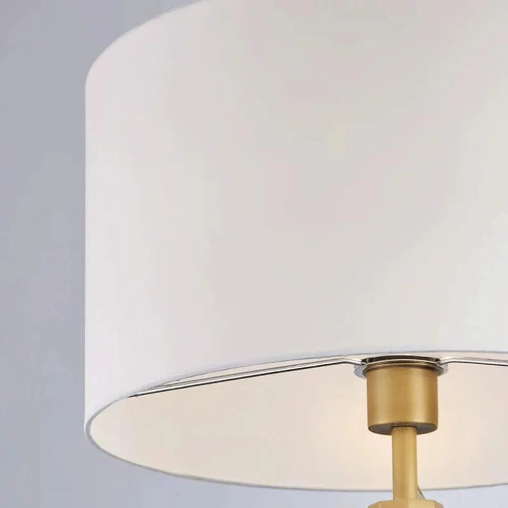 Audara-Postmodern Luxury Living Room Hotel Front Desk Light Simple White Fabric Crystal Desk Lamp Personalised Sample Room Sofa Corner Table Lamp Mall Club Decoration Lighting Fixture