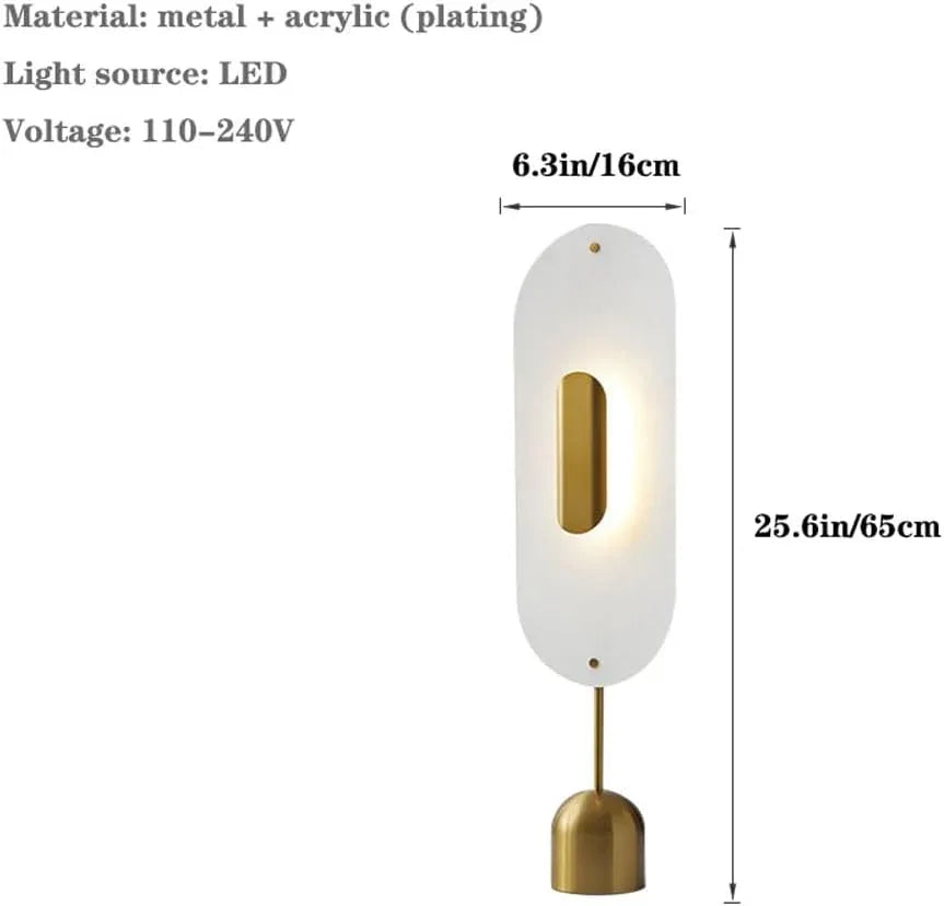 Audara-Scandinavian Simple Bedroom Study Desk Light Art Creative Acrylic Metal Desk Lamp Mall Front Desk Coffee Shop Restaurant Decoration Lighting Fixture Office Apartment Living Room Table Lamp