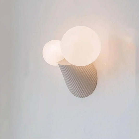 Audara-Antique Simple Wall Lamp Scandinavian Cream Wind Bedroom Wall Lights Children's Room Study Room Bedside Sconces New Creative Resin Mounted Lighting Fixture