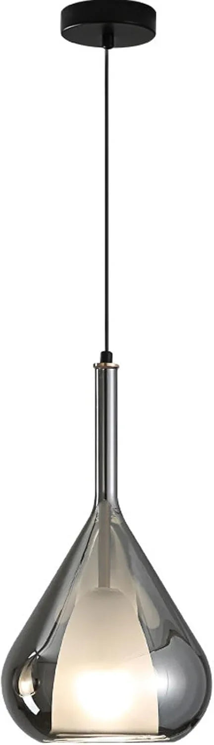 Audara-8-inch Crystal Pendant Light Suitable for Various Spaces Including Bedside, Bedroom, Hotel, Entryway, and Kitchen Island. Easily Blends Into Minimalist, Bohemian, and European Styles.