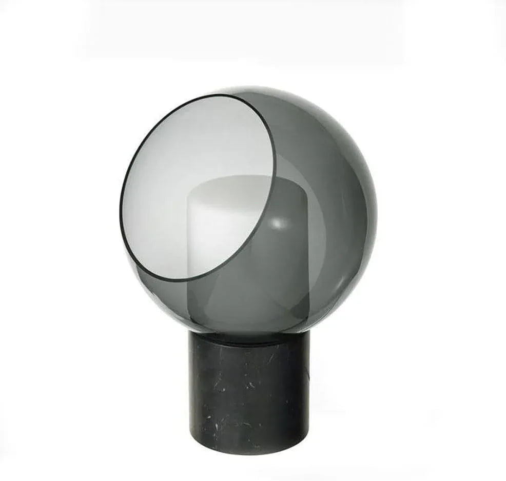 Audara-Simple Luxury Hotel Living Room Sofa Desk Light Postmodern Creative Marble Glass Desk Lamp Villa Restaurant Model House Backdrop Lighting Fixture Study Room Bedroom Table Lamp