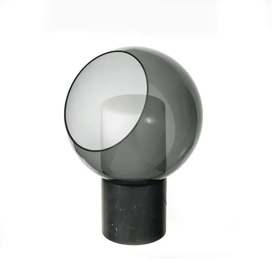 Audara-Simple Luxury Hotel Living Room Sofa Desk Light Postmodern Creative Marble Glass Desk Lamp Villa Restaurant Model House Backdrop Lighting Fixture Study Room Bedroom Table Lamp