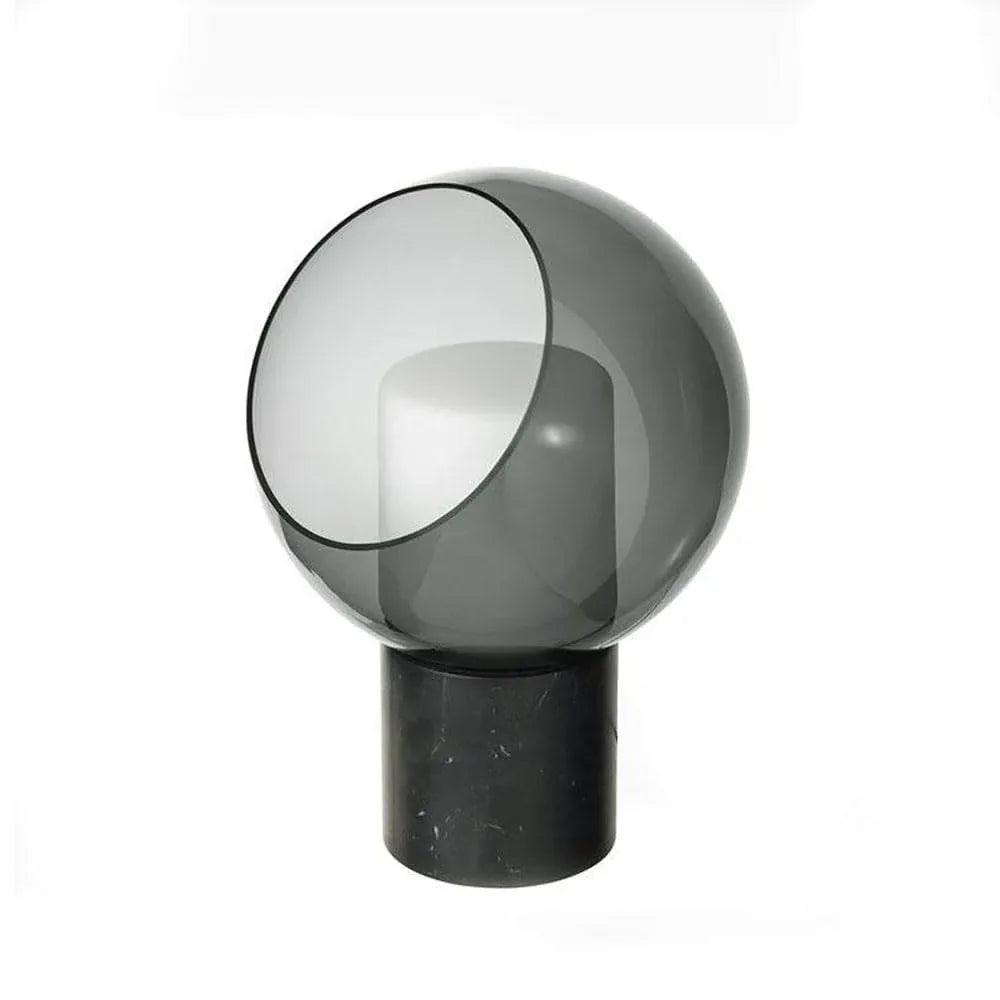 Audara-Simple Luxury Hotel Living Room Sofa Desk Light Postmodern Creative Marble Glass Desk Lamp Villa Restaurant Model House Backdrop Lighting Fixture Study Room Bedroom Table Lamp