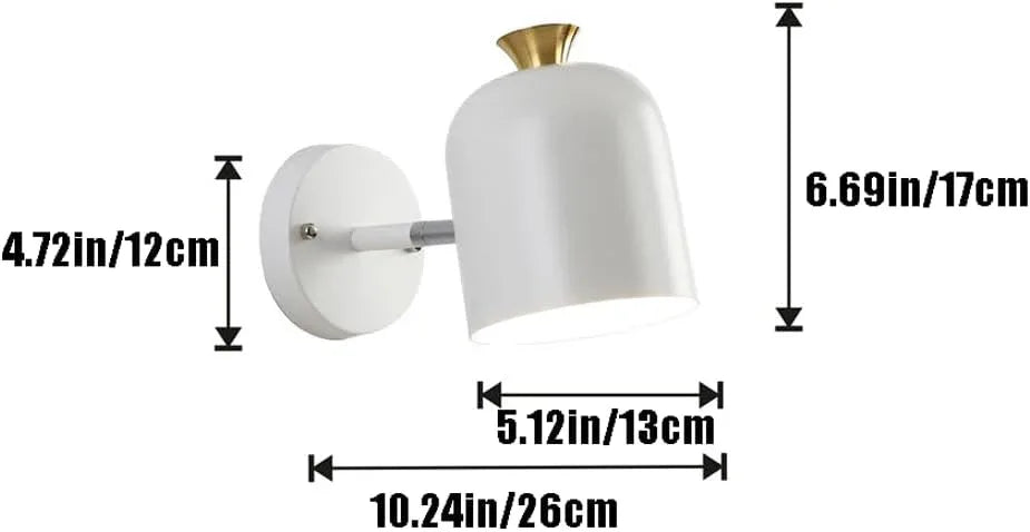 Audara-American Retro Wall Lamp Creative Scandinavian Rural Wall Lights Simple Living Room Study Bedside Sconces Cafe Background Wall Metal Mounted Lighting Fixture