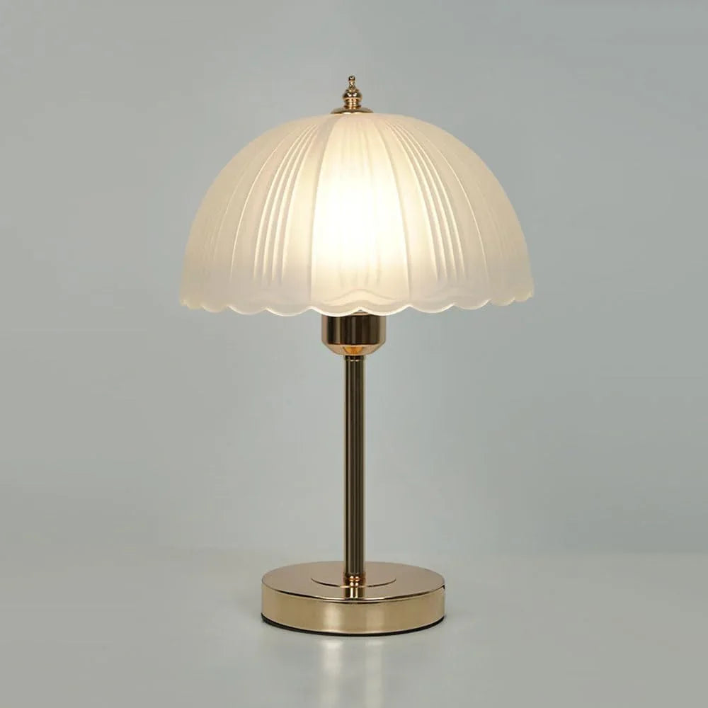 Audara-Luxury Superior Sense Bedroom Bedside Dormitory Desk Light Cozy Romantic Metal Glass Desk Lamp Restaurant Coffee Shop Hotel Front Desk Table Lamp Sample Room Backdrop Lighting Fixture