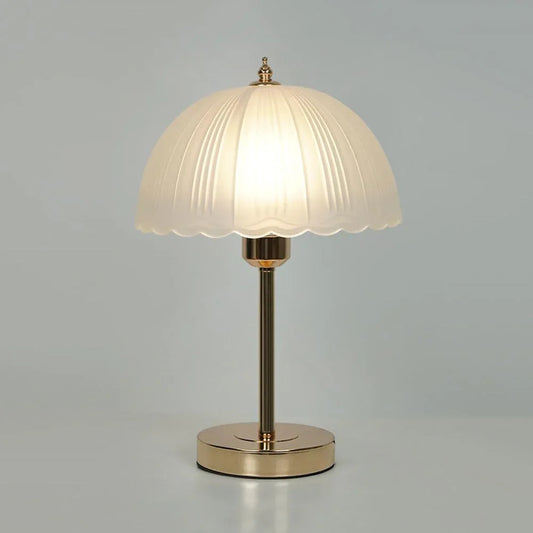 Audara-Luxury Superior Sense Bedroom Bedside Dormitory Desk Light Cozy Romantic Metal Glass Desk Lamp Restaurant Coffee Shop Hotel Front Desk Table Lamp Sample Room Backdrop Lighting Fixture
