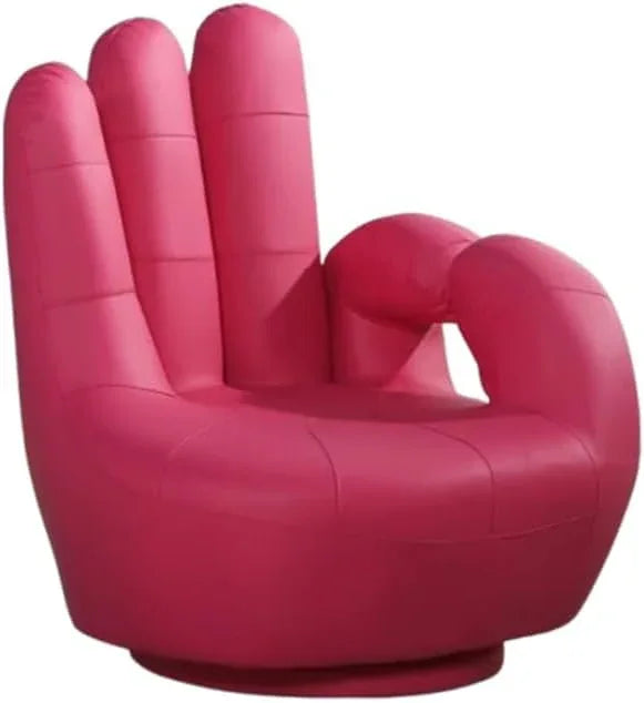 Audara-Sofa Finger ShapeSwivel Sofa Chair Simple and PracticalPU Easy to Cleanlounge Chair Multi-Color Availableaccent ChairLiving Room Bedroom Balconyreading ChairRestaurant HotelDecorative Chairs