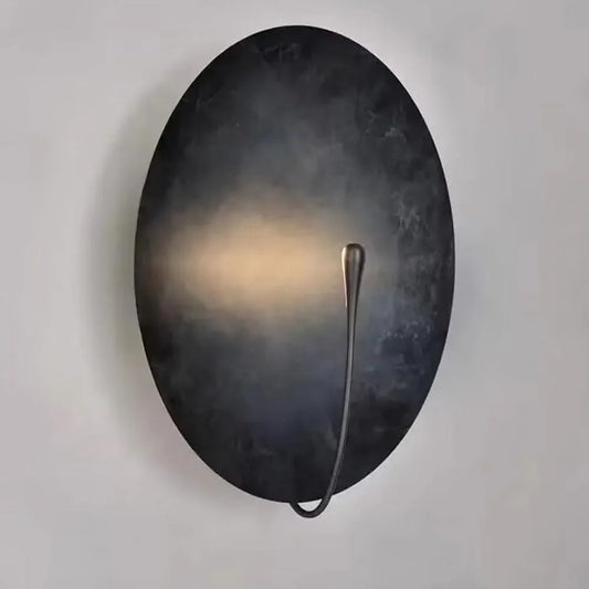 Audara-Modern Simple Round Wall Lamp Creative Study Tea Room Living Room Wall Lights LED Single Color 3000K Bedroom Bedside Wall Sconces Suitable for Hotel Corridor Entrance Lighting Fixture