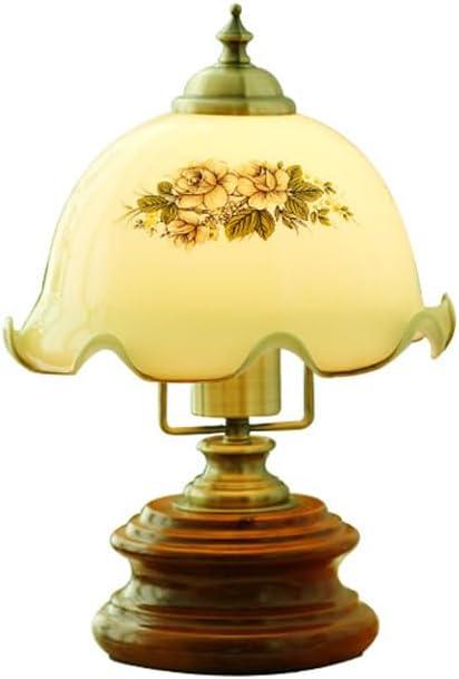 Audara-Mini Vintage Study Office Desk Light Classic Elegant Metal Glass Desk Lamp Bedroom Living Room Sofa Beside Table Lamp Restaurant Hotel Front Desk Coffee Shop Decoration Lighting Fixture