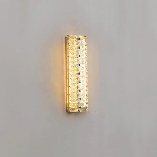 Audara-Modern Minimalist Wall Lamp Bedroom Bedside Ambience Sense Wall Lights Italian Light Luxury Crystal Sconces Scandinavian Background Wall Living Room Decorative Mounted Lighting Fixture