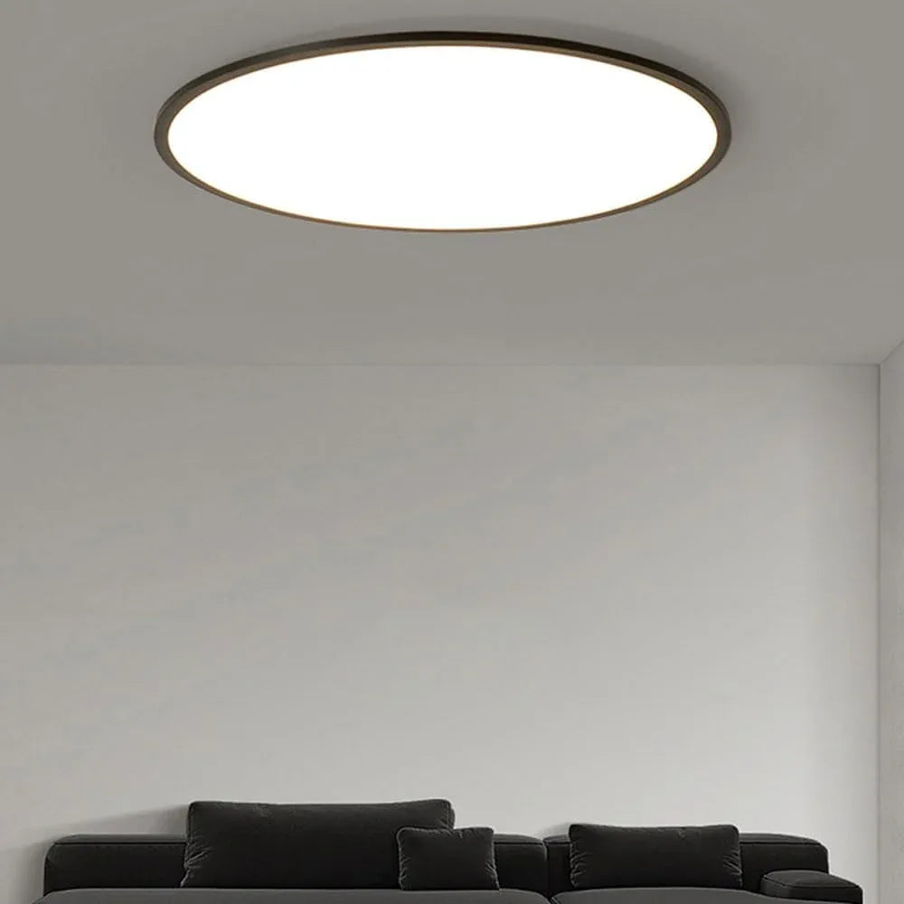 Audara-Minimalist Ultra-thin Round Ceiling Lampled High-grade Room Study Bedroom Eye Protection Ceiling Light Living Room Dining Room Balcony Variable Light Ceiling Fixtures LED Embedded Ceiling Lighting