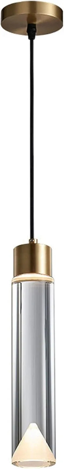 Audara-Crystal Pendant Light, A Modern and Luxurious 2-inch Pendant Lamp, Suitable for Various Lighting Scenarios Such As Bedrooms, Studies, Dining Rooms, Entryways, Cafes, and Kitchen Islands