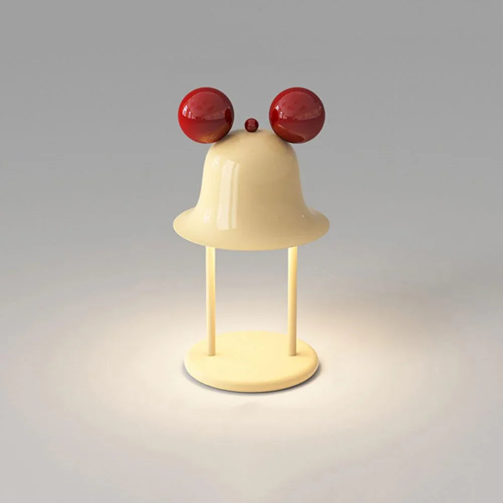 Audara-Creative Cream Wind Dining Room Bar Desk Light Cute Warm Metal Desk Lamp Bedroom Kids Room Dormitory Table Lamp Library Amusement Park School Lighting Fixture Beige