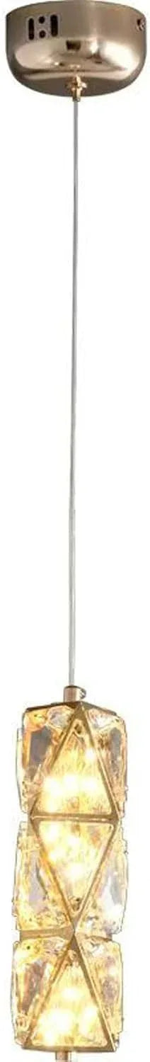 Audara-Small Crystal Pendant Light, 3-inch Diameter, Modern Minimalist Bohemian Style Decorative Lamp, Suitable for Various Spaces Such As Bedrooms, Hotels, Entryways, and Cafes