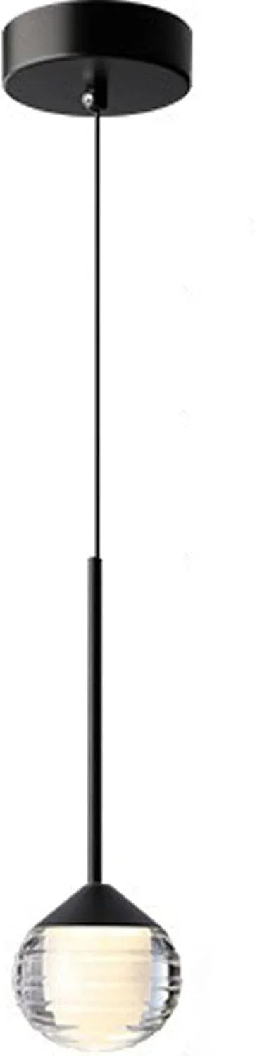 Audara-Crystal Pendant Light, 3.5in, European Modern Minimalist Style, Suitable for Installation in Various Spaces Such As Bedrooms, Hotels, Restaurant Entryways, Cafes, and Kitchen Islands.