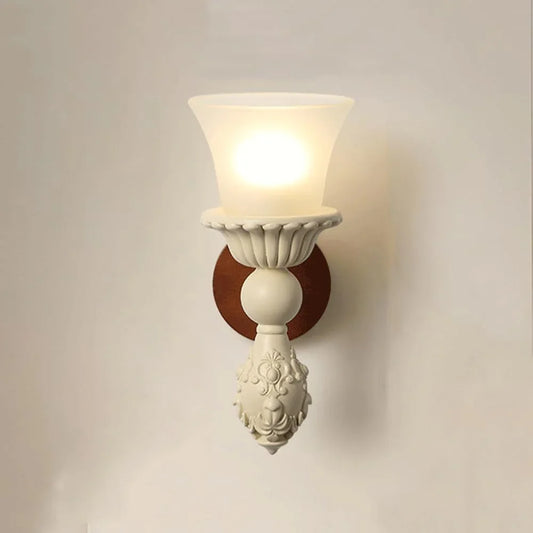 Audara-American Vintage Decorative Wall Lamp Bedroom Bedside Living Room Wall Lights Aisle Corridor Staircase Sconces French Light Luxury Background Wall Mounted Lighting Fixture